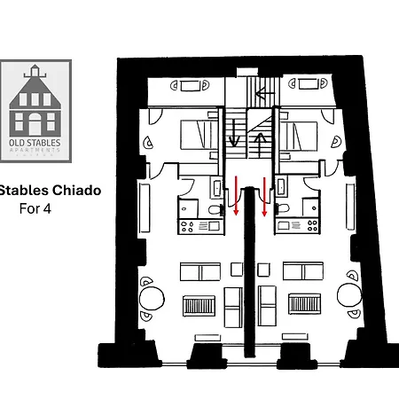 Old Stables Chiado - 2 Bedroom In The Heart Of * Lisboa